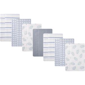 image:imageHudson Baby Unisex Baby Cotton Flannel Burp Cloths One SizeLittle Sea Turtle