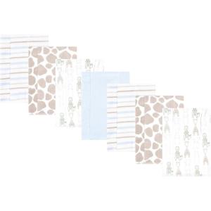 image:imageHudson Baby Unisex Baby Cotton Flannel Burp Cloths One SizeModern Safari Friends