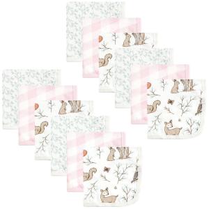image:imageHudson Baby Unisex Baby Cotton Muslin Washcloths Enchanted Forest One SizeEnchanted Forest