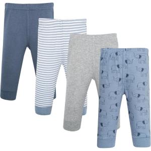 image:imageHudson Baby Unisex Baby Cotton Pants and LeggingsBlue Elephants