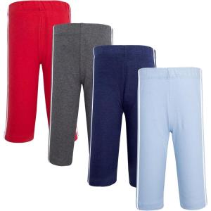 image:imageHudson Baby Unisex Baby Cotton Pants and LeggingsCharcoal Red