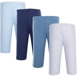 image:imageHudson Baby Unisex Baby Cotton Pants and LeggingsLt Blue Navy