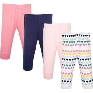 image:imageHudson Baby Unisex Baby Cotton Pants and LeggingsPastel Hearts