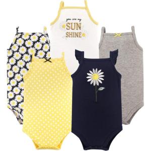 image:imageHudson Baby Unisex Baby Cotton Sleeveless BodysuitsDaisy