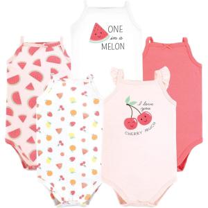 image:imageHudson Baby Unisex Baby Cotton Sleeveless BodysuitsFruit Salad
