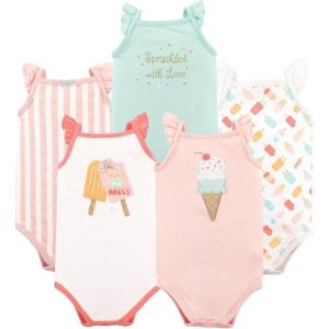 image:imageHudson Baby Unisex Baby Cotton Sleeveless BodysuitsIce Cream