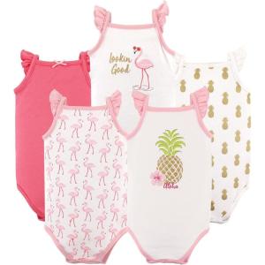 image:imageHudson Baby Unisex Baby Cotton Sleeveless BodysuitsPineapple