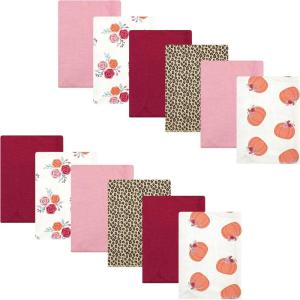 image:imageHudson Baby Unisex Baby Flannel Burp Cloth 12pk Fun Desert One SizeCutest Pumpkin