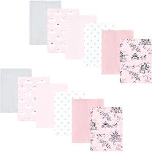image:imageHudson Baby Unisex Baby Flannel Burp Cloth 12pk Fun Desert One SizeFairytale Princess