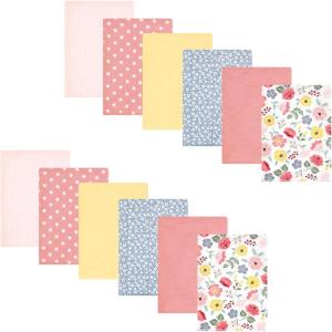 image:imageHudson Baby Unisex Baby Flannel Burp Cloth 12pk Fun Desert One SizeModern Botanical
