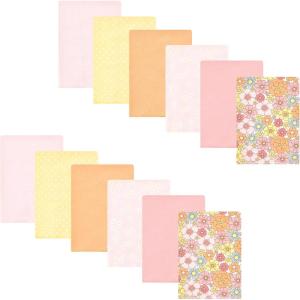 image:imageHudson Baby Unisex Baby Flannel Burp Cloth 12pk Fun Desert One SizePeace Love Flowers