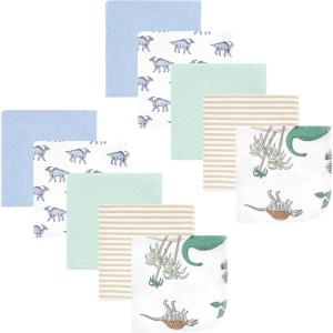 image:imageHudson Baby Unisex Baby Flannel Cotton Washcloths Cowboy 10 Pack One SizeBoy Dino World 10pk
