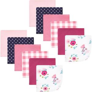image:imageHudson Baby Unisex Baby Flannel Cotton Washcloths Cowboy 10 Pack One SizeButterfly Floral 12 Pack
