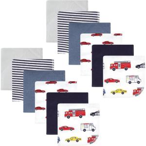 image:imageHudson Baby Unisex Baby Flannel Cotton Washcloths Cowboy 10 Pack One SizeGoing Places 12 Pack