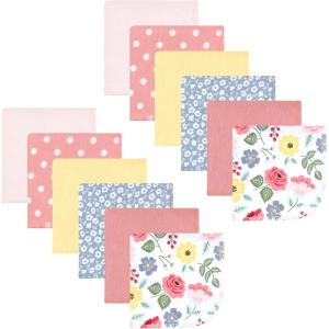 image:imageHudson Baby Unisex Baby Flannel Cotton Washcloths Cowboy 10 Pack One SizeModern Botanical 12 Pack