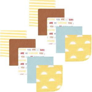 image:imageHudson Baby Unisex Baby Flannel Cotton Washcloths Cowboy 10 Pack One SizeMy Sunshine 10 Pack
