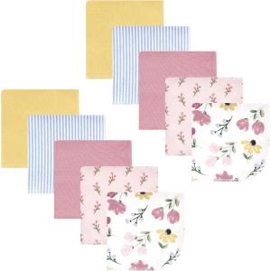 image:imageHudson Baby Unisex Baby Flannel Cotton Washcloths Cowboy 10 Pack One SizeSoft Painted Floral 10 Pack