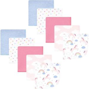 image:imageHudson Baby Unisex Baby Flannel Cotton Washcloths Cowboy 10 Pack One SizeUnicorns Rainbows 10 Pack