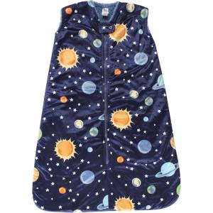 image:imageHudson Baby Unisex Baby Mink with Sherpa Inner Sleeping Bag Sack Blanket Whimsical Unicorn 612 MonthsSolar System