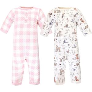 image:imageHudson Baby Unisex Baby Premium Quilted CoverallsEnchanted Forest