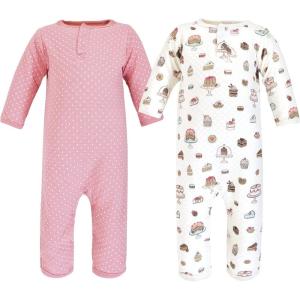 image:imageHudson Baby Unisex Baby Premium Quilted CoverallsSweet Bakery