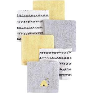 image:imageHudson Baby Unisex Baby Super Soft Cotton Washcloths Bee One SizeBee