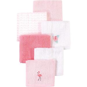 image:imageHudson Baby Unisex Baby Super Soft Cotton Washcloths Bee One SizeFlamingo