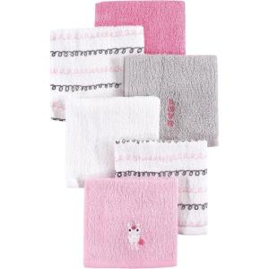image:imageHudson Baby Unisex Baby Super Soft Cotton Washcloths Bee One SizePink Unicorn