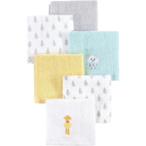 image:imageHudson Baby Unisex Baby Super Soft Cotton Washcloths Bee One SizeRain Duck