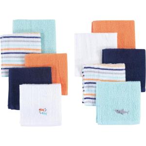 image:imageHudson Baby Unisex Baby Super Soft Cotton Washcloths Bee One SizeShark