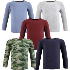 image:imageHudson Baby Unisex Baby Thermal Long Sleeve Tees 5pkBasic Camo