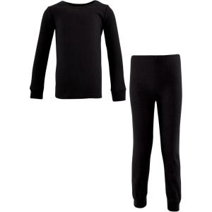 image:imageHudson Baby Unisex Baby Thermal Long Underwear Set Soft PinkBlack