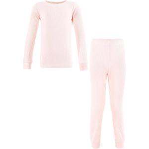 image:imageHudson Baby Unisex Baby Thermal Long Underwear Set Soft PinkSoft Pink