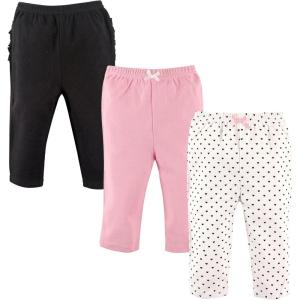 image:imageHudson Baby Unisex Cotton Pants and LeggingsBlack Hearts