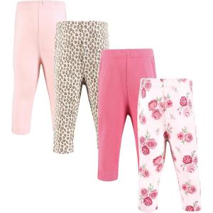 image:imageHudson Baby Unisex Cotton Pants and LeggingsBlush Rose Leopard