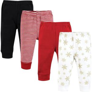 image:imageHudson Baby Unisex Cotton Pants and LeggingsGold Snowflake