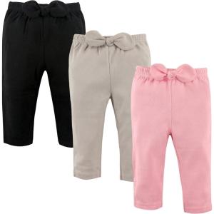 image:imageHudson Baby Unisex Cotton Pants and LeggingsLight Pink Black