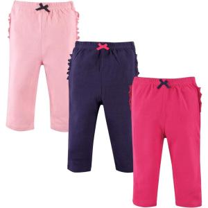 image:imageHudson Baby Unisex Cotton Pants and LeggingsPink Navy