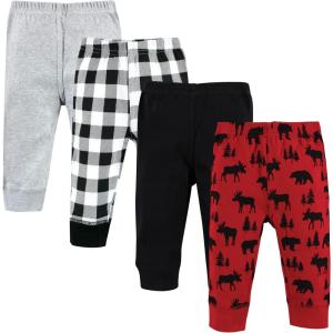 image:imageHudson Baby Unisex Cotton Pants and LeggingsRed Moose Bear