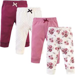 image:imageHudson Baby Unisex Cotton Pants and LeggingsRose