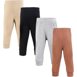 image:imageHudson Baby Unisex Cotton Pants and LeggingsTan Gray Black