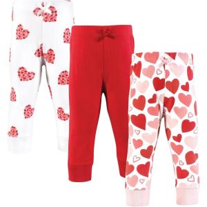 image:imageHudson Baby Unisex Cotton Pants and LeggingsValentine Hearts