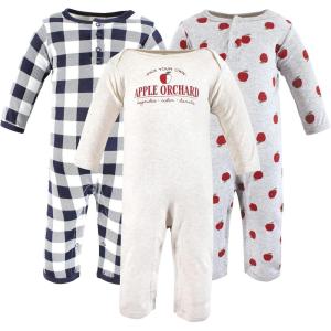 image:imageHudson Baby unisexchild Cotton CoverallsApple Orchard