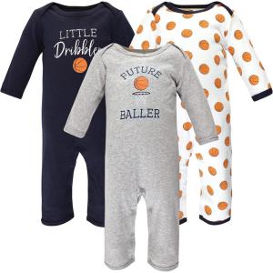 image:imageHudson Baby unisexchild Cotton CoverallsBasketball