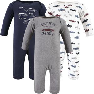 image:imageHudson Baby unisexchild Cotton CoverallsCars