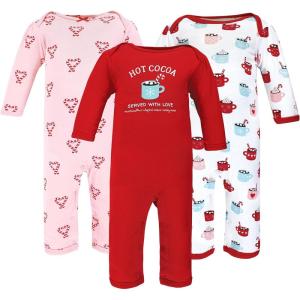 image:imageHudson Baby unisexchild Cotton CoverallsHot Cocoa