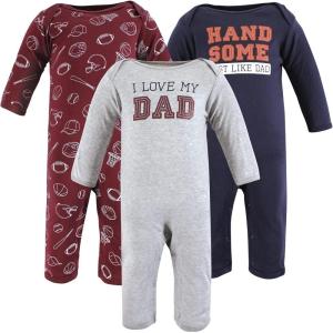 image:imageHudson Baby unisexchild Cotton CoverallsLove Dad