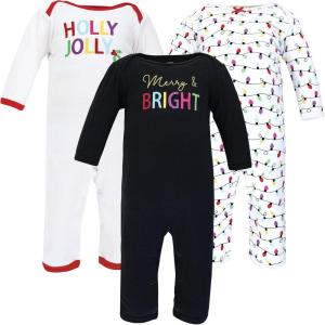 image:imageHudson Baby unisexchild Cotton CoverallsMerry and Bright