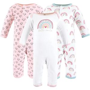 image:imageHudson Baby unisexchild Cotton CoverallsModern Rainbow