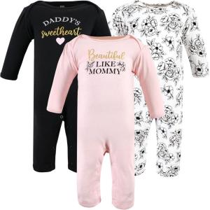 image:imageHudson Baby unisexchild Cotton CoverallsMom Dad Toile